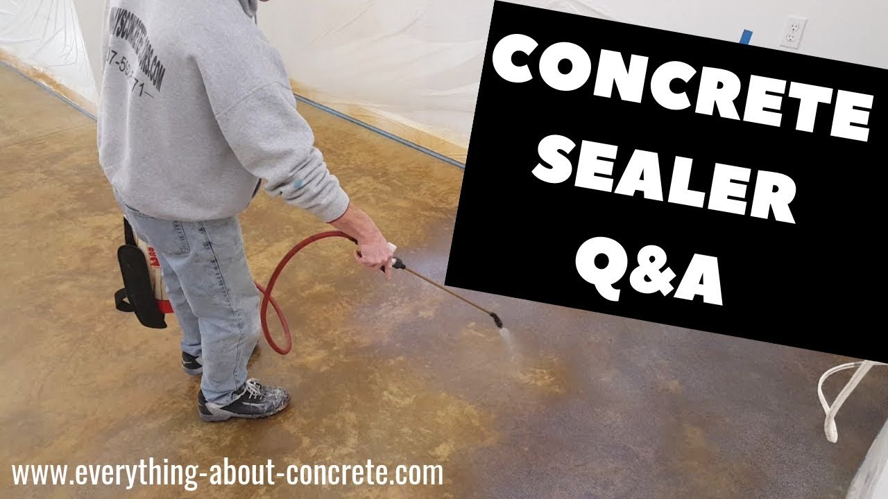 Concrete Questions - All About Concrete Sealers