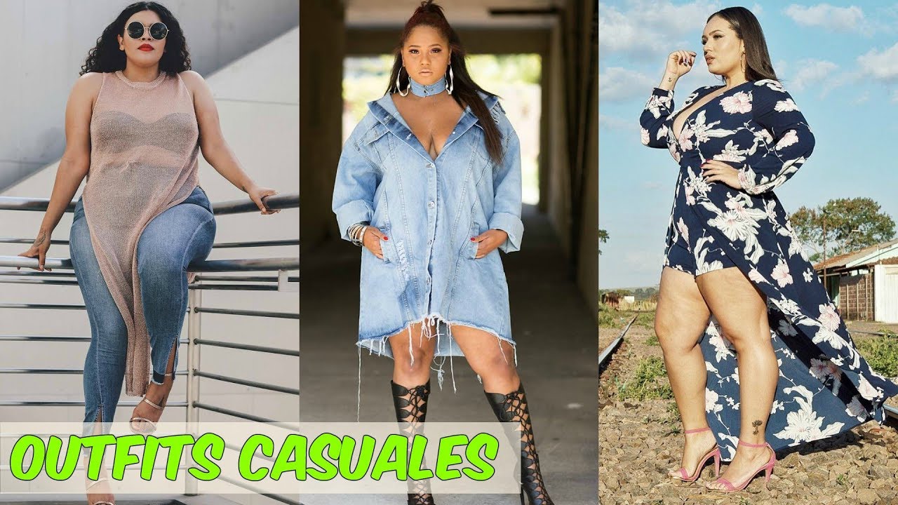 ROPA PARA GORDITAS | OUTFITS CASUALES 2017 |  Moda Plus Size