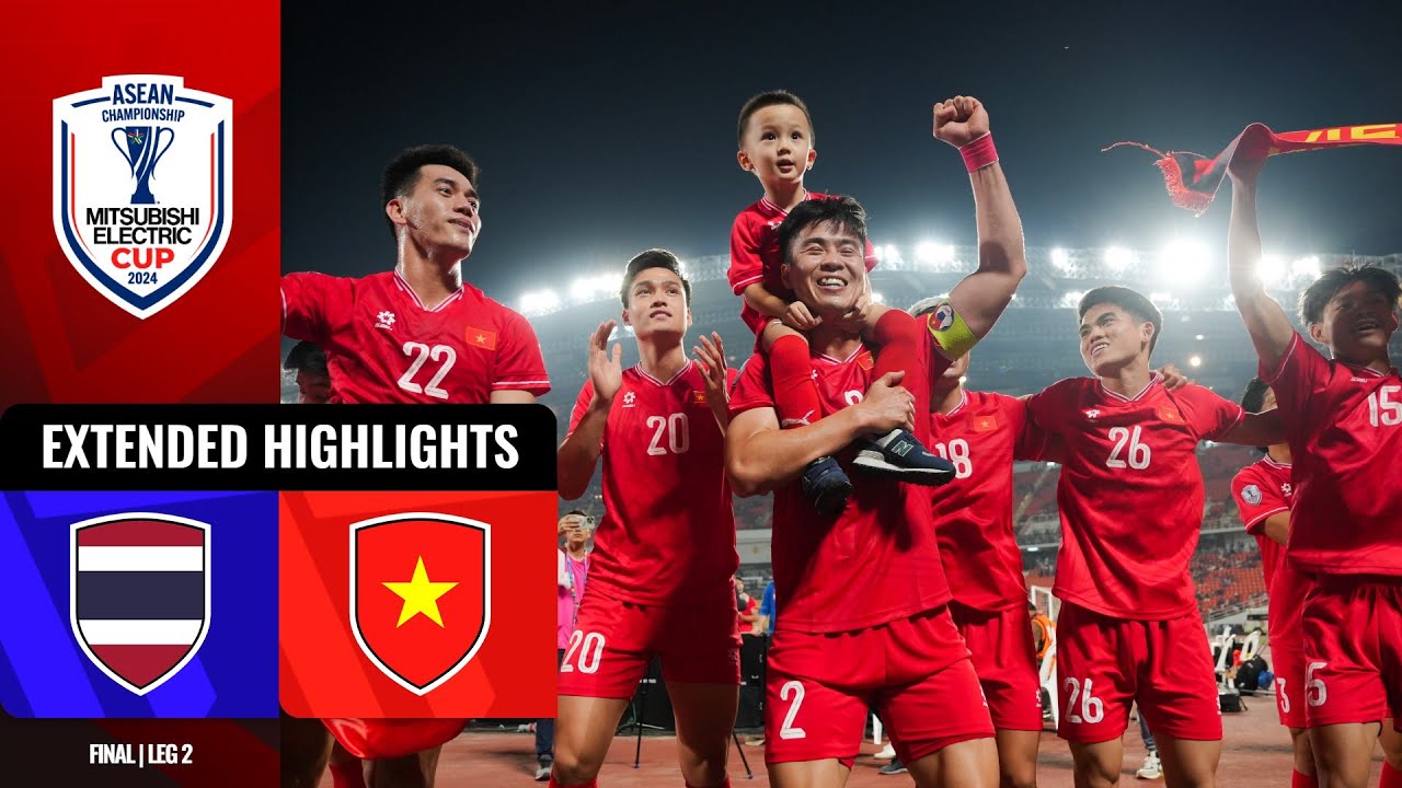 🇹🇭 Thailand vs Vietnam 🇻🇳 (ASEAN Mitsubishi Electric Cup 2024: Final Leg 2 Extended HLs)
