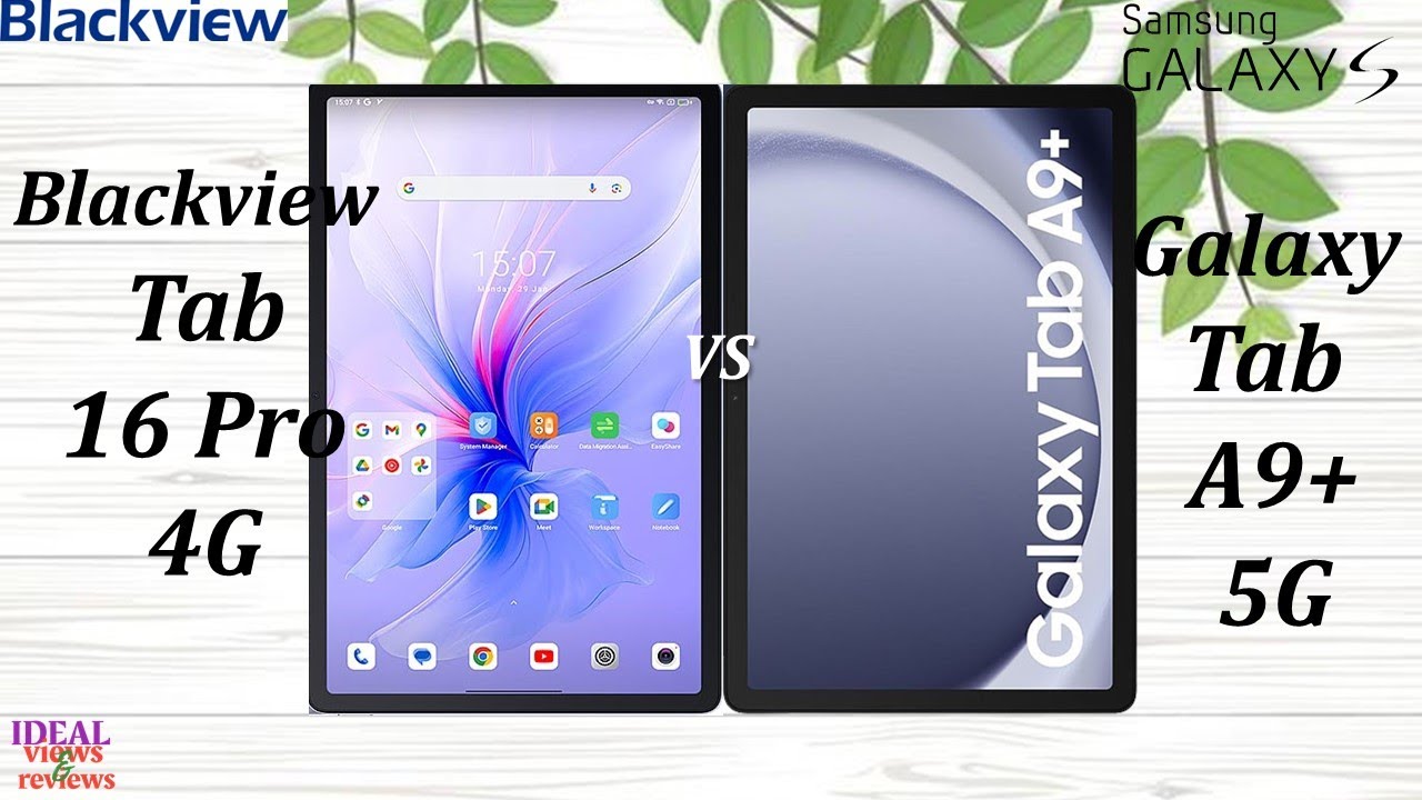 Blackview Tab 16 Pro 4G vs Samsung Galaxy Tab A9 Plus 5G