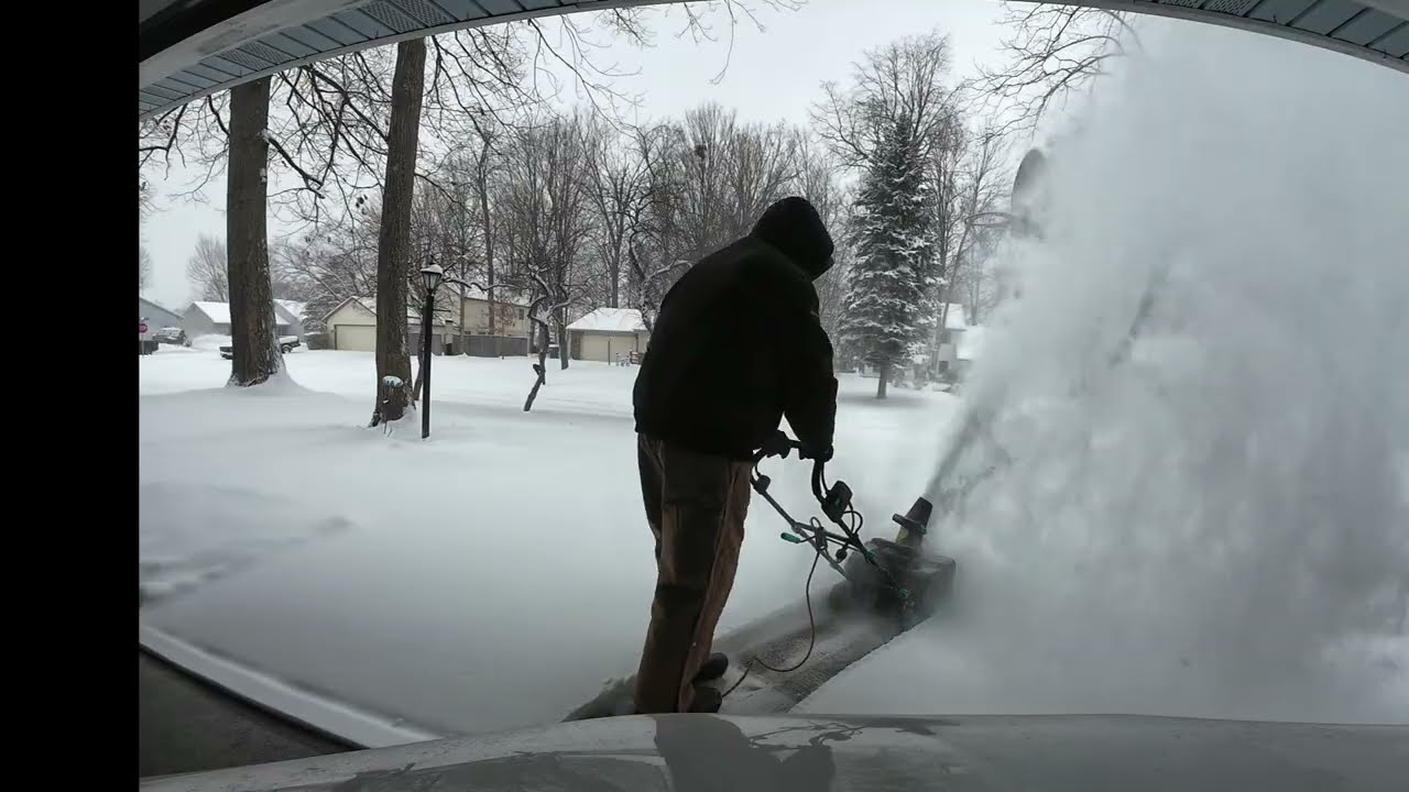 Garvee snowblower 20 inch electric