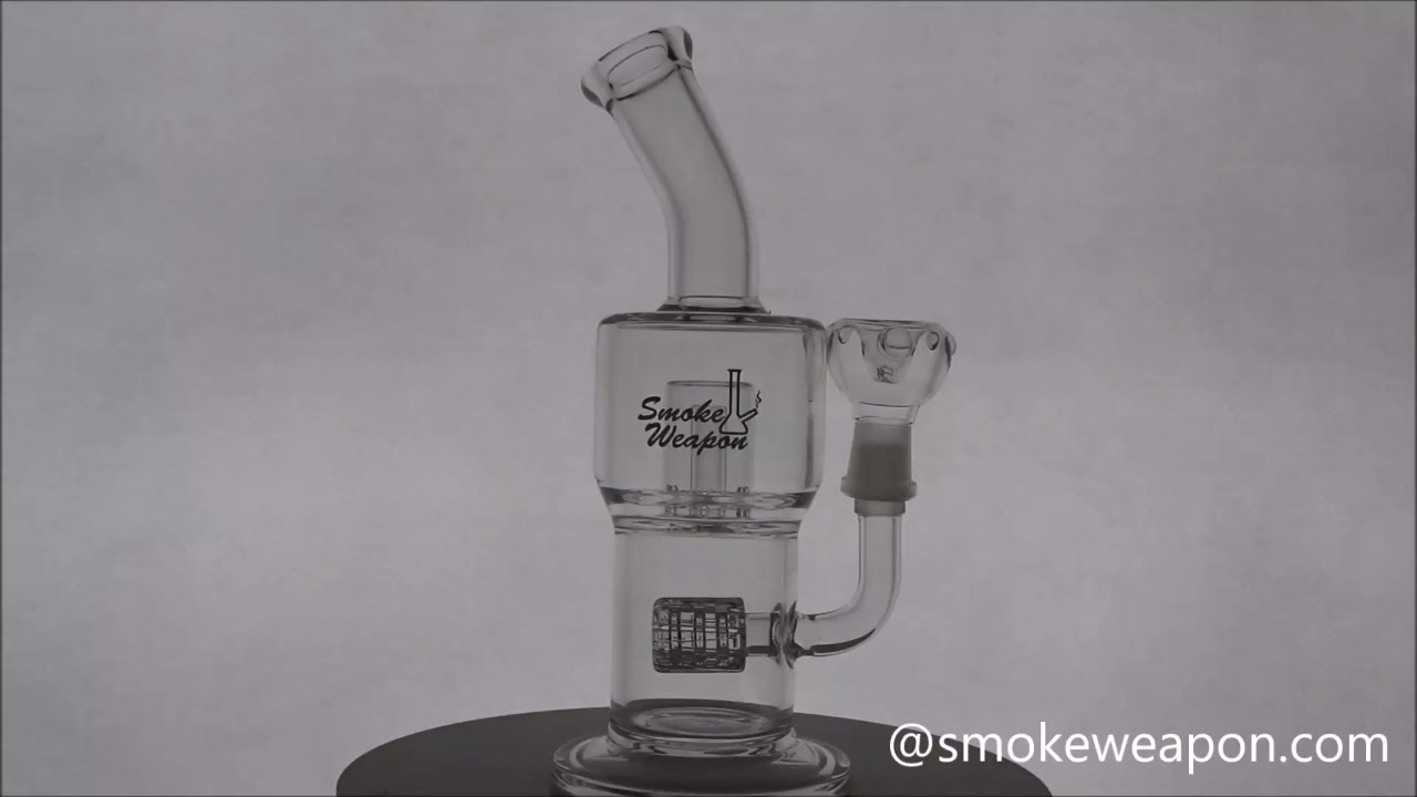 Bent Neck Inline Matrix to UFO Perc Bong