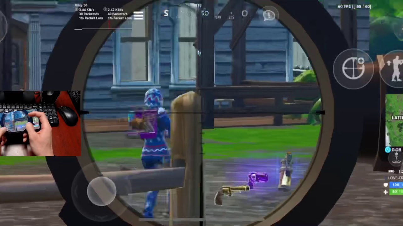 ¿El mejor HUD para jugar Fortnite Mobile?