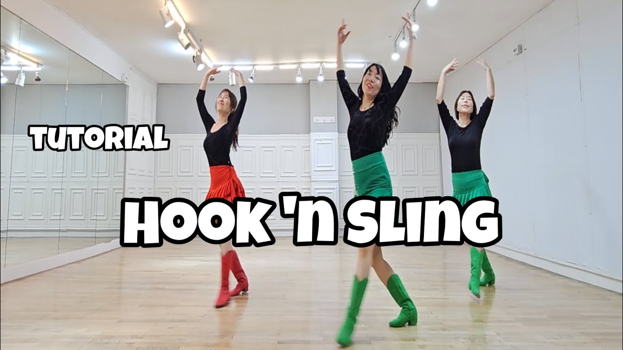 Hook 'n Sling - Line Dance (Tutorial)