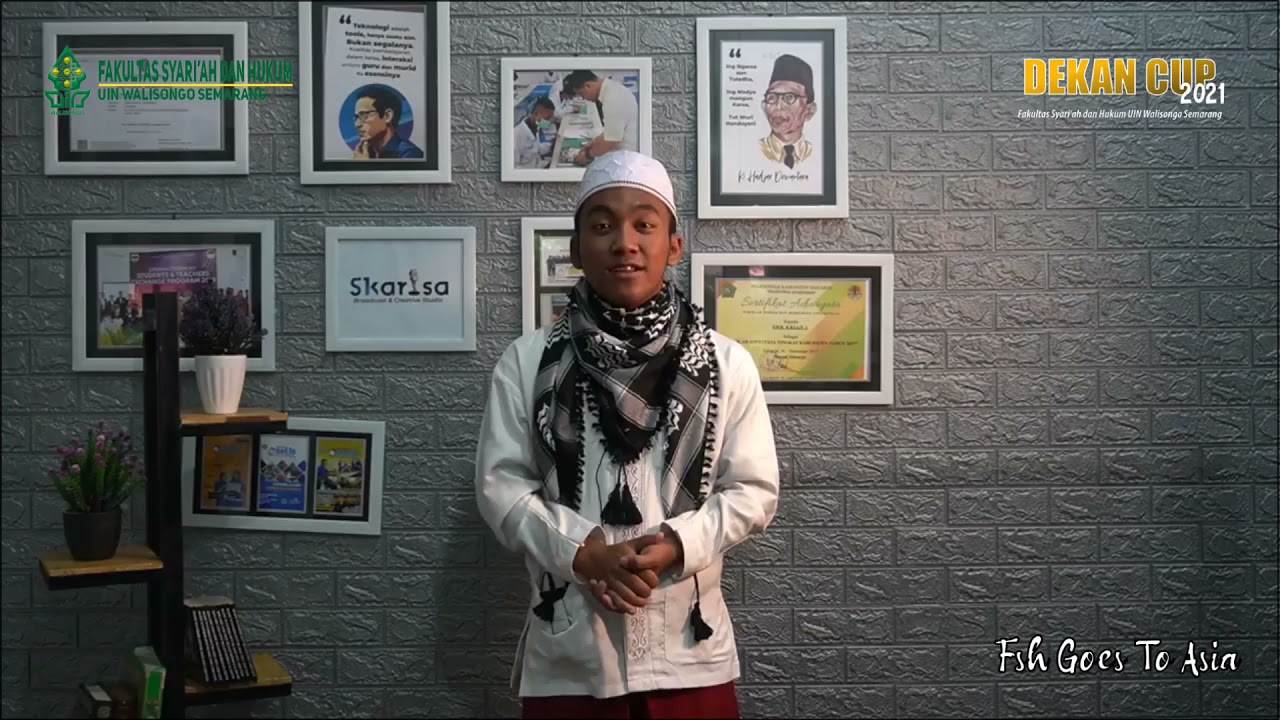 (63) Muhammad Fahrizal A; Dekan Cup FSH UIN Walisongo 2021; Lomba Dai virutual Tingkat Nasional