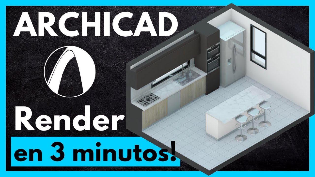 ✅ Como hacer un RENDER en ARCHICAD.