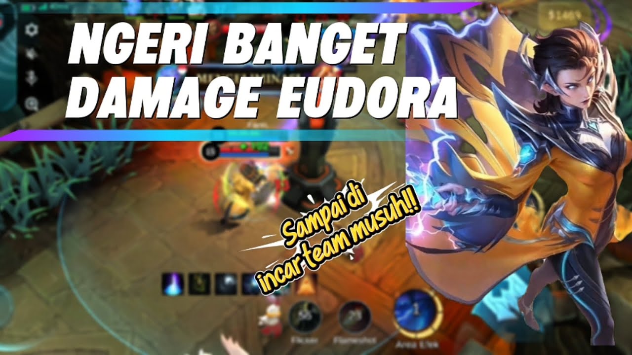 KALAU PAKAI EUDORA PASTI JADI INCARAN TIM MUSUH‼️😱#mobilelegends #mlbb2026 