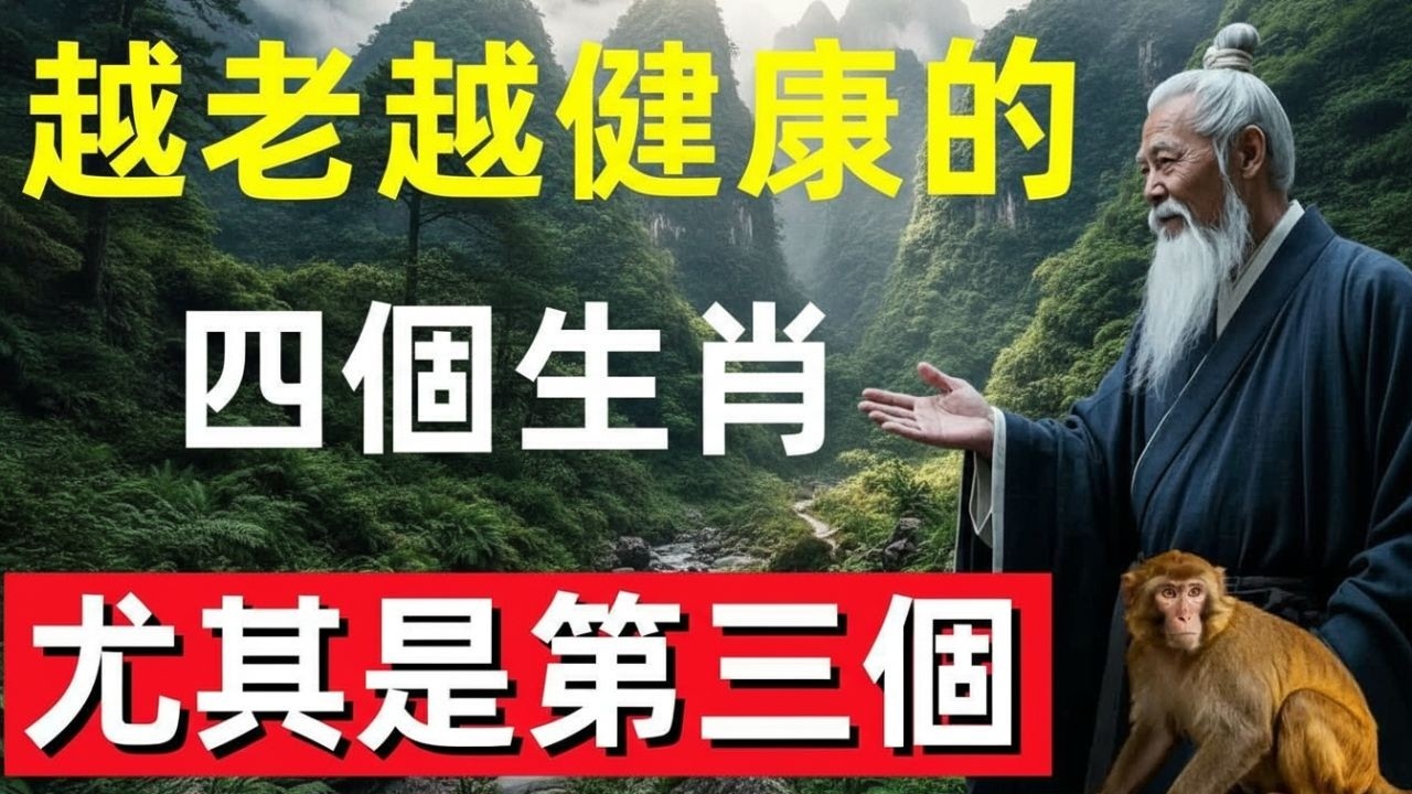 越老越健康的四個生肖，尤其是第三個，快看其中有沒有你！#修行思維 #修行 #福報 #禪 #道德經 #覺醒 #開悟 #禅修⛩️☯🐉