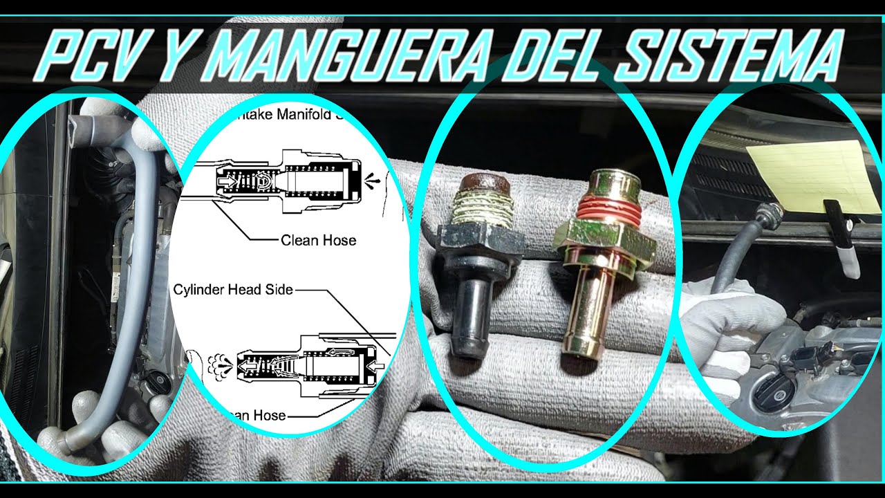 Como probar la valvula PCV y las mangueras del sistema