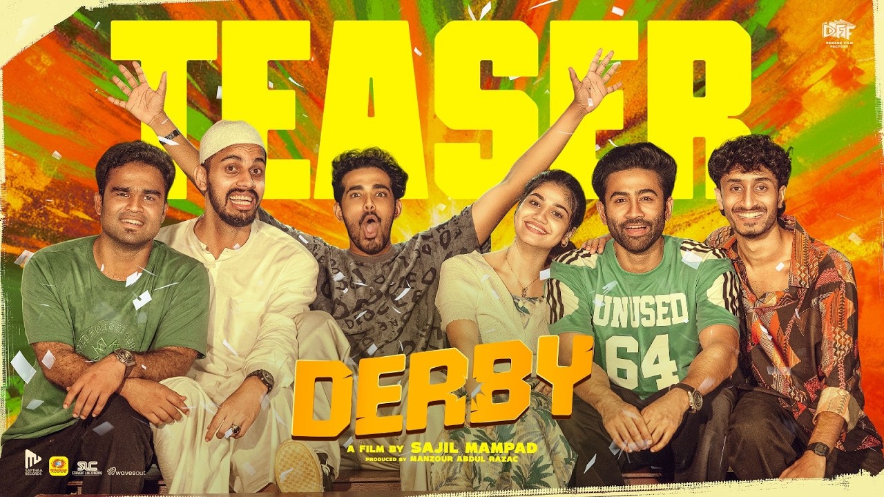 Derby Official Teaser | Adam Sabiq, Ameen, Sagar Surya, Jasnya, Sajil Mampad, Manzour Abdul Razac