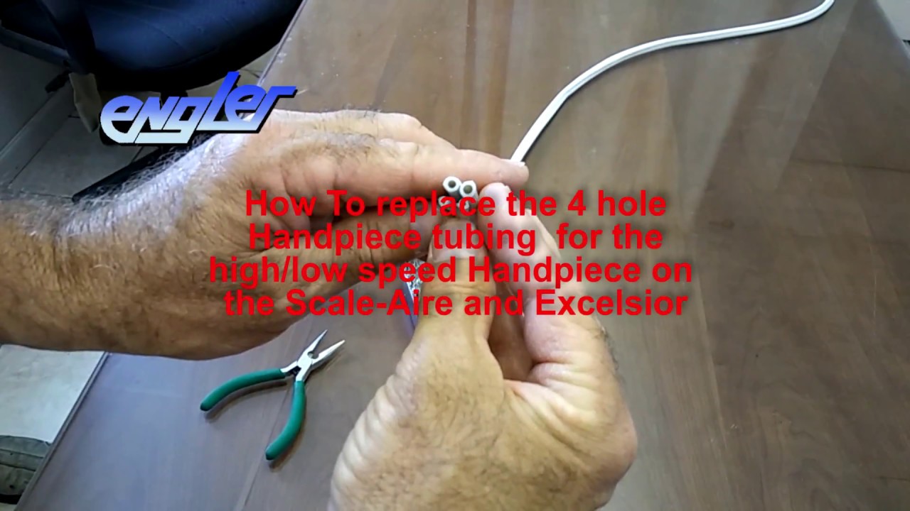How To replace the 4 hole HP tubing  for the high/low speed HP on the Scale-Aire and Excelsior