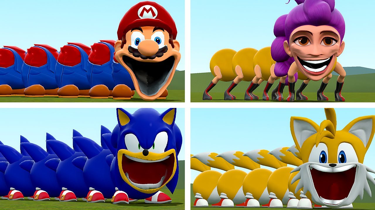 WHO IS STRONGER IN ROBLOX HUNGRY WORM In Garry's Mod!