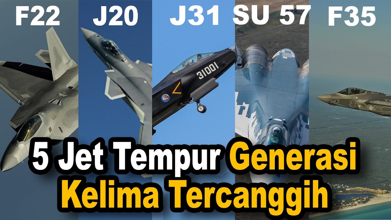 Tercanggih! Inilah 5 Jet Tempur Generasi Kelima Yang Sudah Hadir Di Dunia