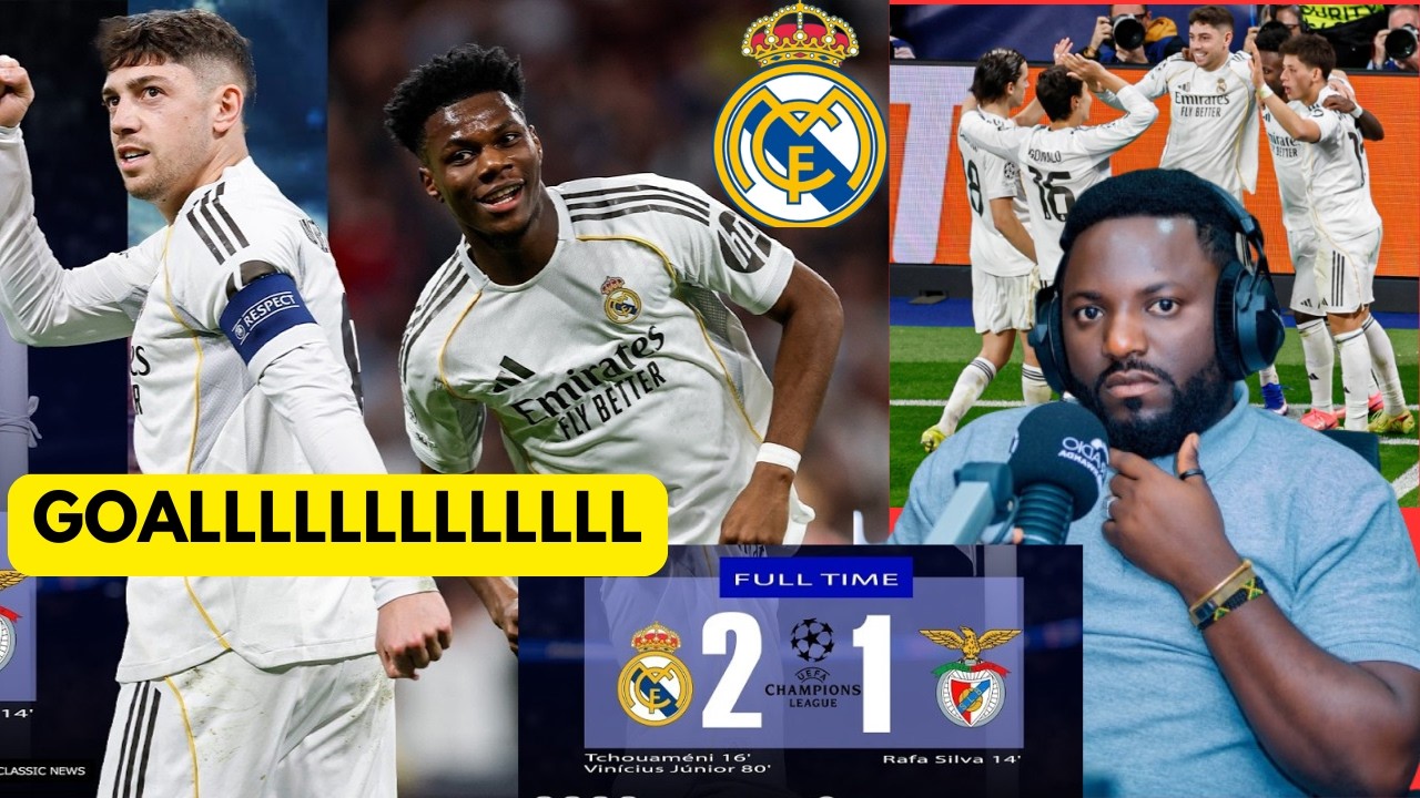 Dore uko NEPO MUBICU yogeje ibitego bya REAL MADRID isekura BENEFICA Vinicius aciye impaka