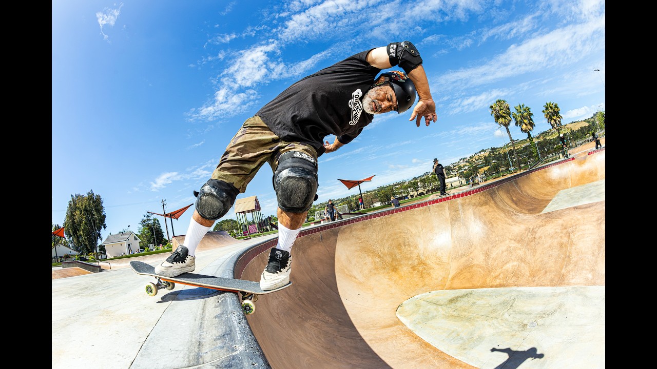 Steve Caballero ripping in 2026! showing off his signature pad set