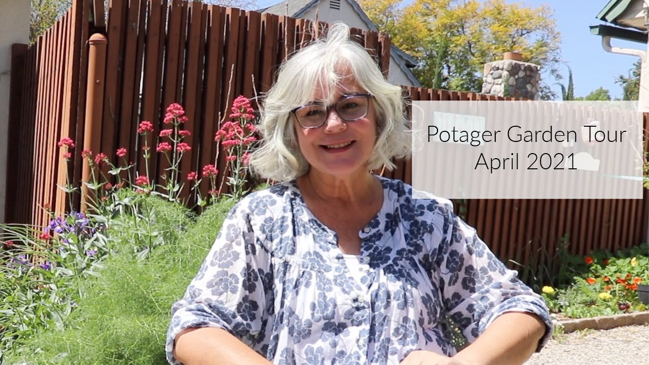 Potager Garden Tour April 2021 | Kitchen Garden | Lemon Lane Cottage