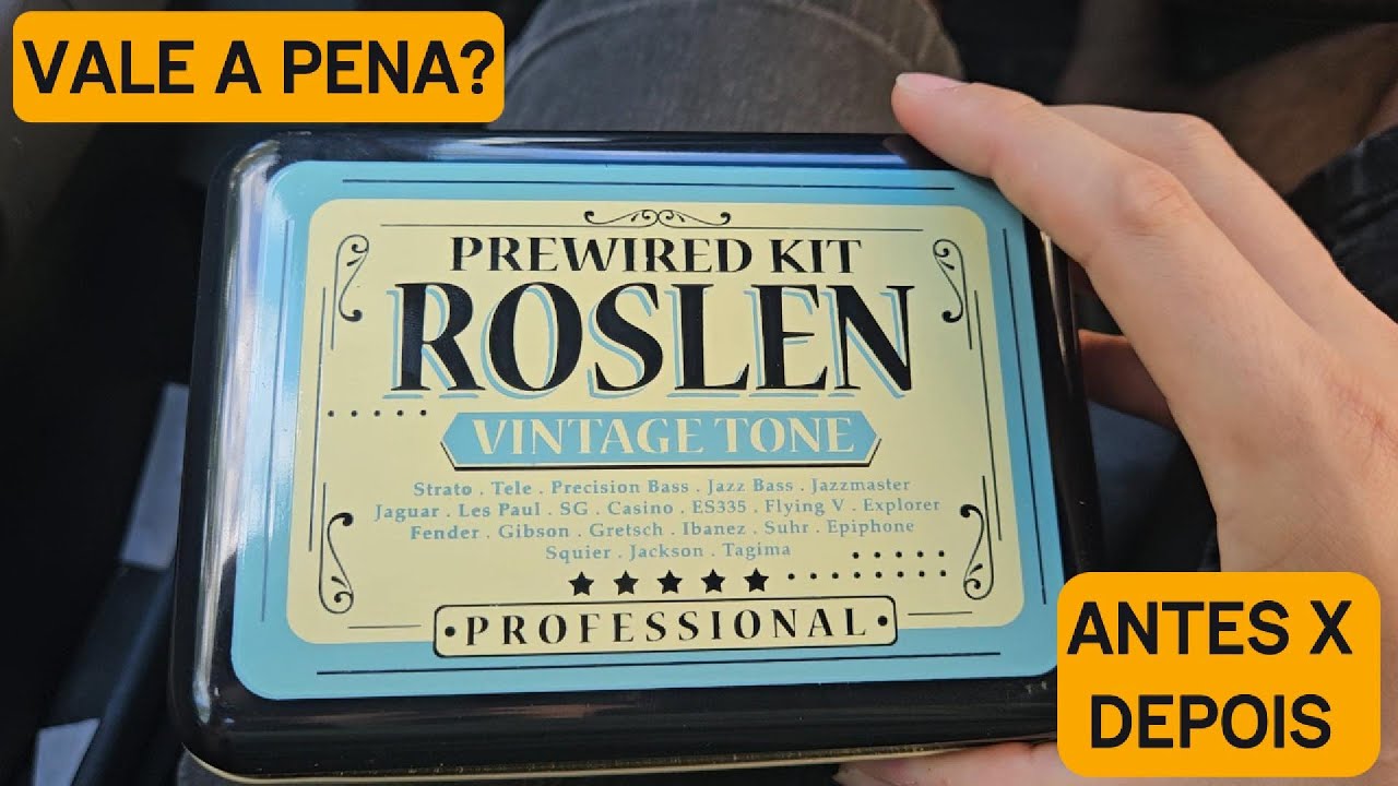 ELÉTRICA DE GUITARRA ROSLEN, VALE A PENA?