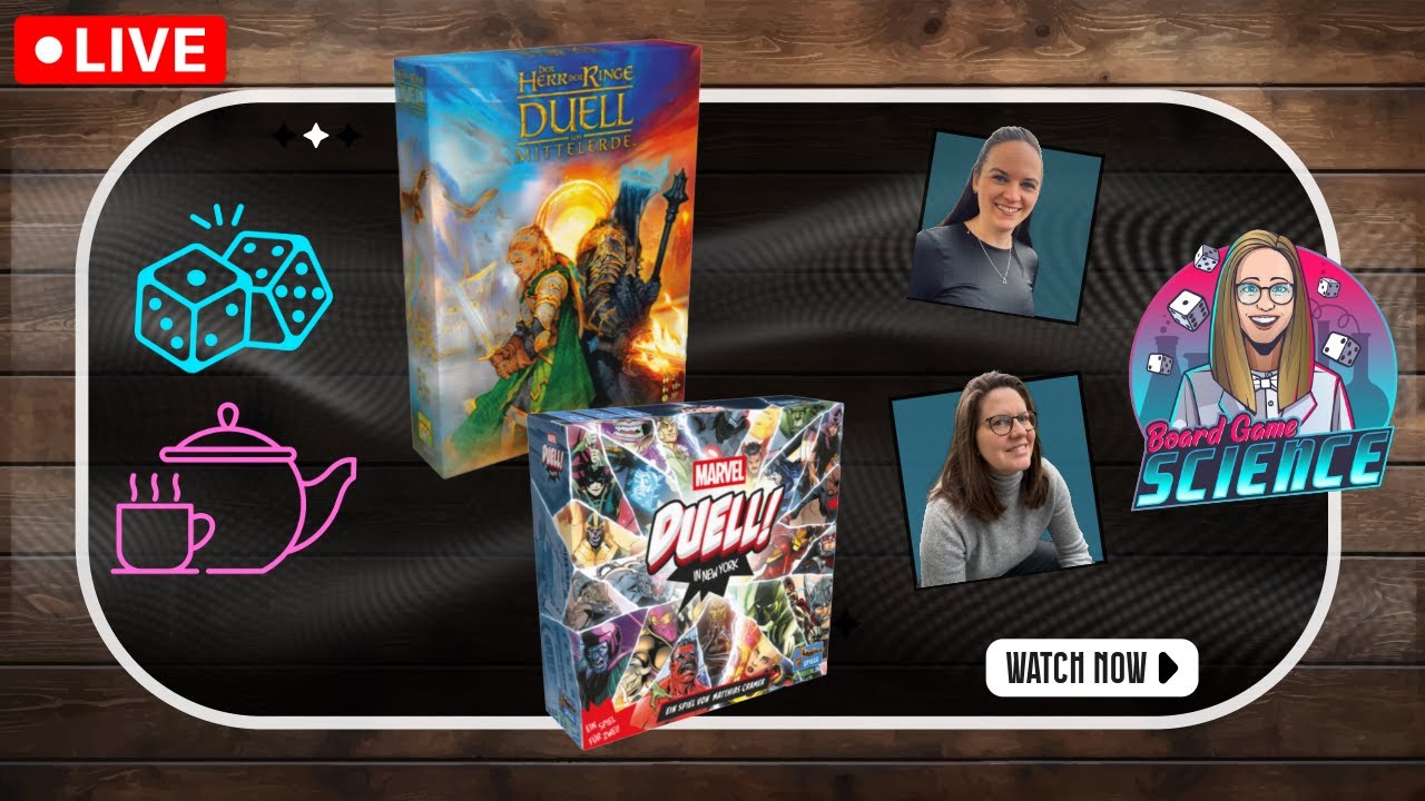 Würfel & Tee #6 [Herr der Ringe Duell um Mittelerde & Marvel Duell! in New York]  Livestream