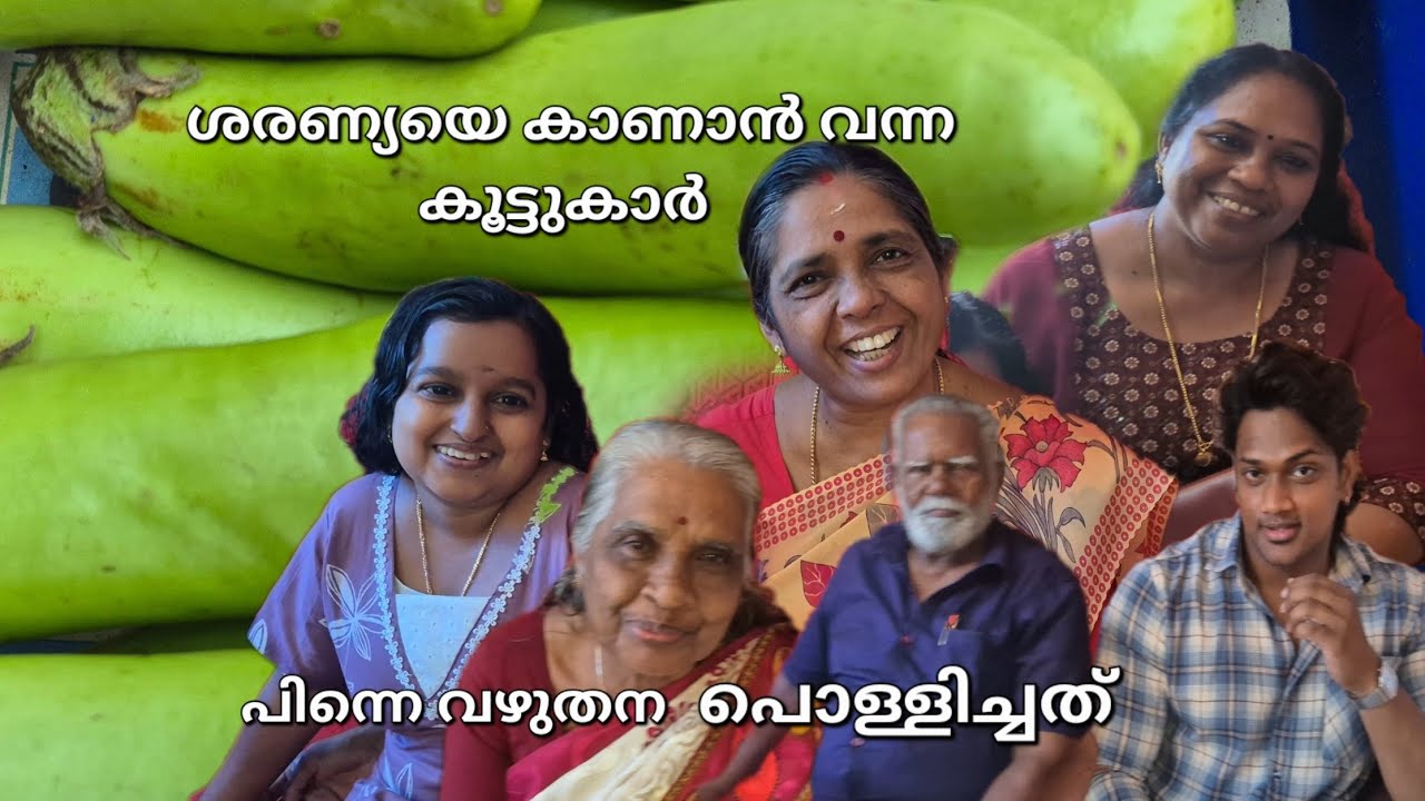 ശരണ്യയെ കാണാൻ വന്ന കൂട്ടുകാരും പിന്നെ വഴുതന പൊള്ളിച്ച  പാചകവും 🥰