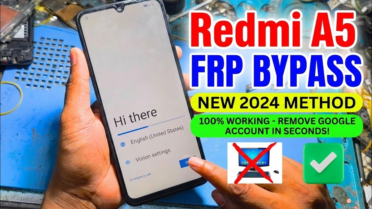 ALL REDMI Game Over 😱 Redmi A5 FRP Bypass | Google Account Lock Remove | Android 15