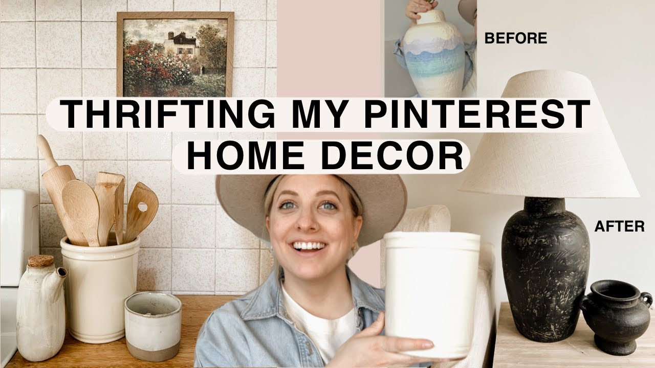 THRIFTING MY PINTEREST: HOME DECOR (come thrift with me - antique store)