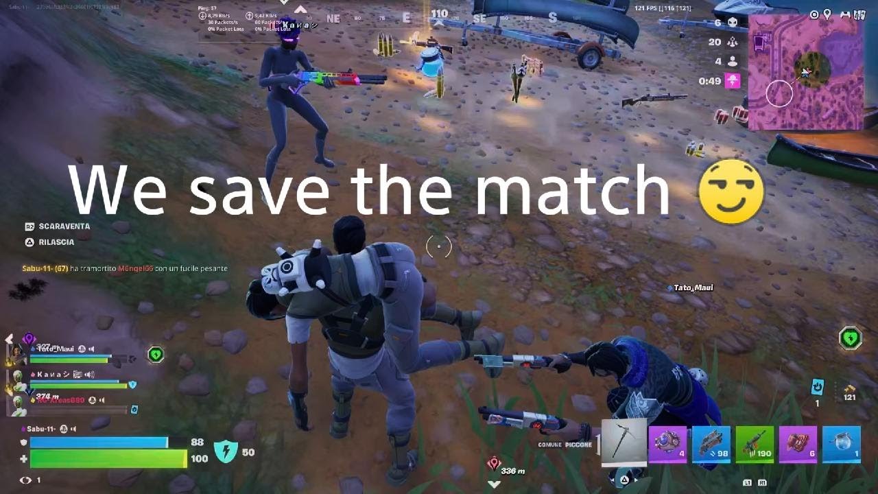 Fortnite ZB - We save the match