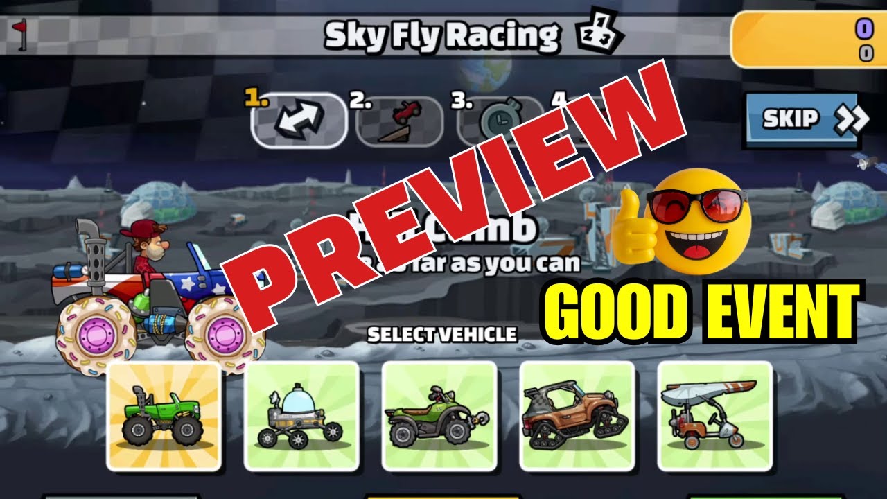New Team Event Preview - (Sky Fly Racing) Hill Climb Racing 2