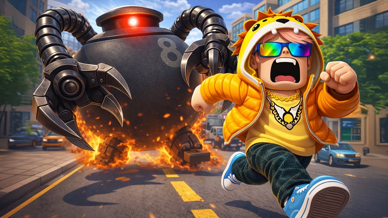 We Survived OMNIDROID ROBOTS in ROBLOX...