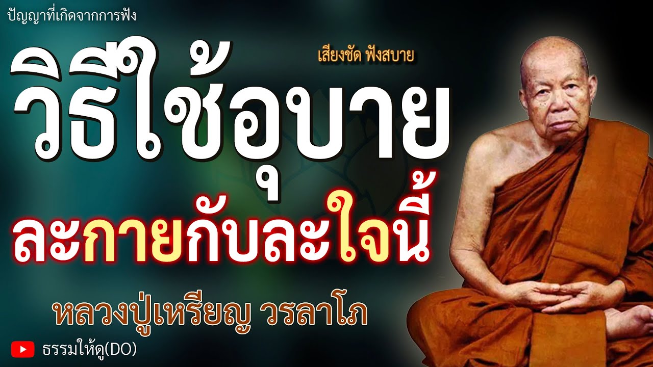 วิธีใช้อุบายสอนใจ ละสังขารและรูปนาม | ฟังเทศน์หลวงปู่เหรียญ วรลาโภ #หลวงปู่เหรียญ #พระป่า #ธรรมะ