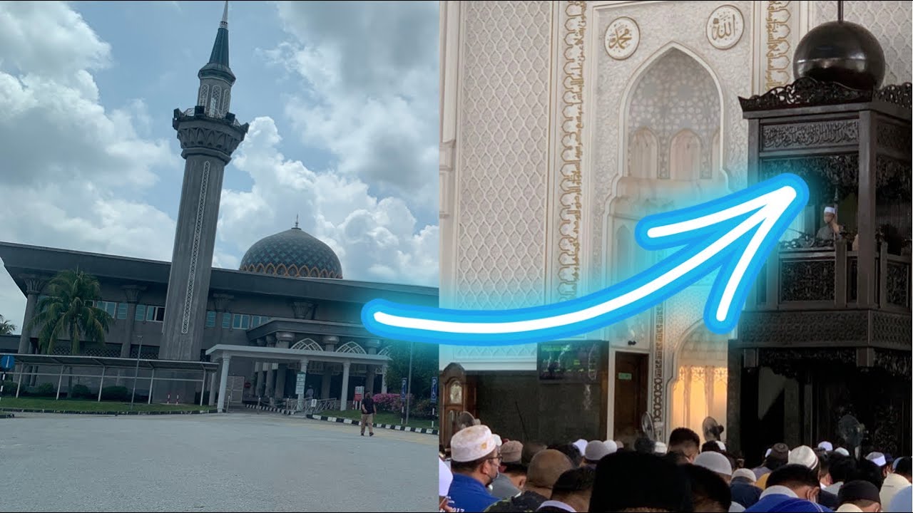 Jumuah Prayer at Masjid Sultan Abdus Samad (KLIA MOSQUE) • Beautiful Masjid of Malaysia Vlog