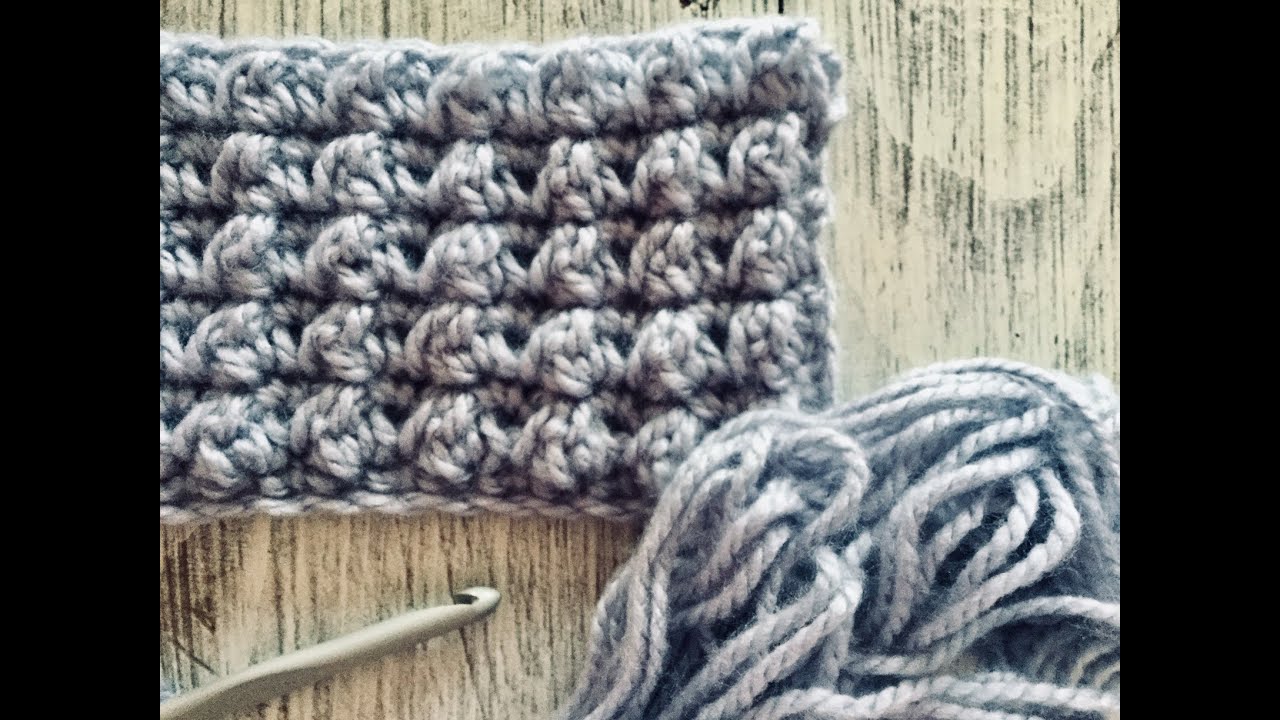 Puntada fácil a crochet: Punto Baya
