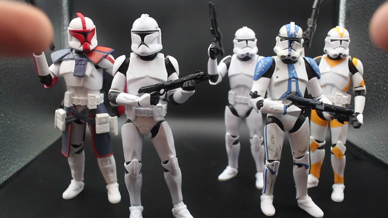 Aliexpress clone trooper action figure comparison