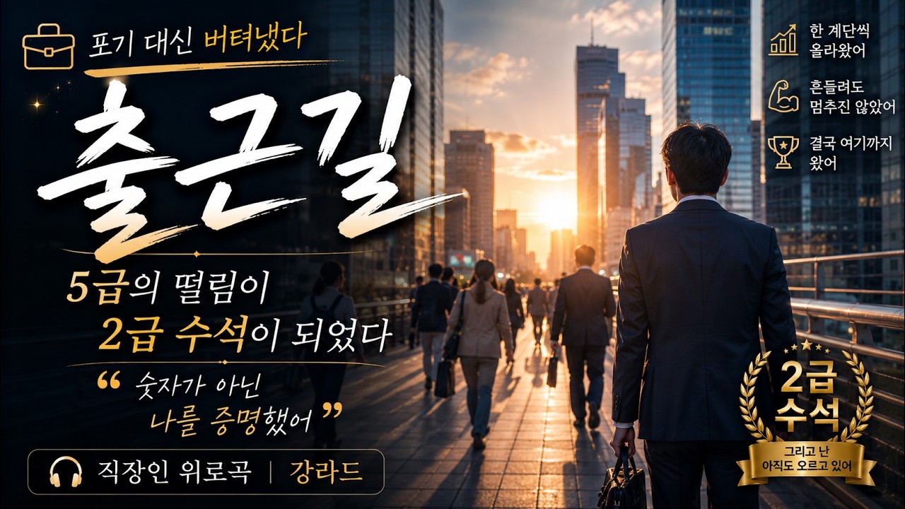 「출근길」 | 직장인의 사연을 노래했습니다 | AI강라드 Official Audio