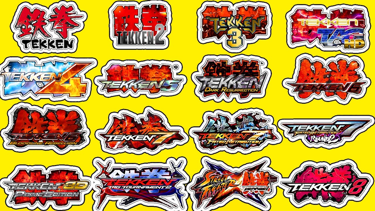 TEKKEN 1 - 8 ALL INTRO 1994 - 2024 ( Arcade & home edition )
