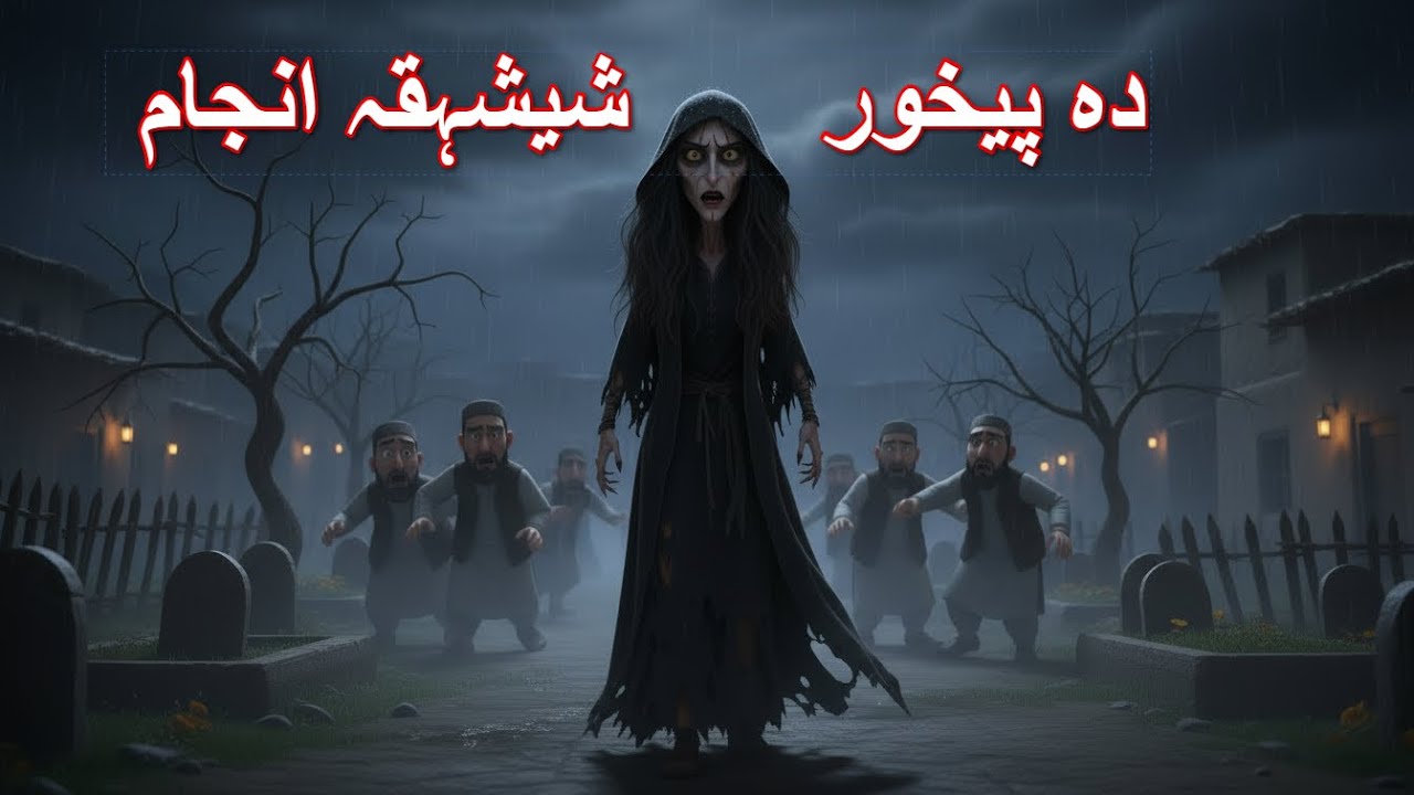 Da Peshawar Shishaka | The Terrifying Witch of the Village 😱 | Pashto Cartoon Story