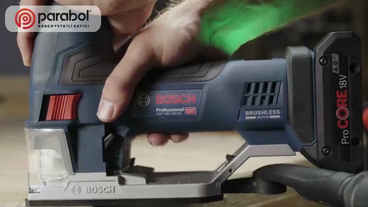 Bosch Gst 18V-155 Sc Ak&uuml;l&uuml; Dekupaj Testere Makinesi Tabanca 2x4a 06015B0002