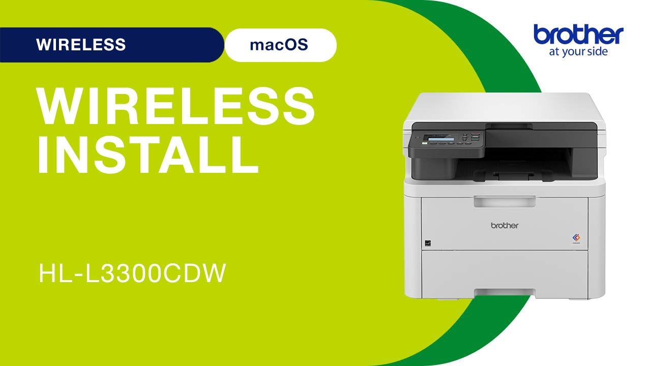 HLL3300CDW wireless setup - Mac