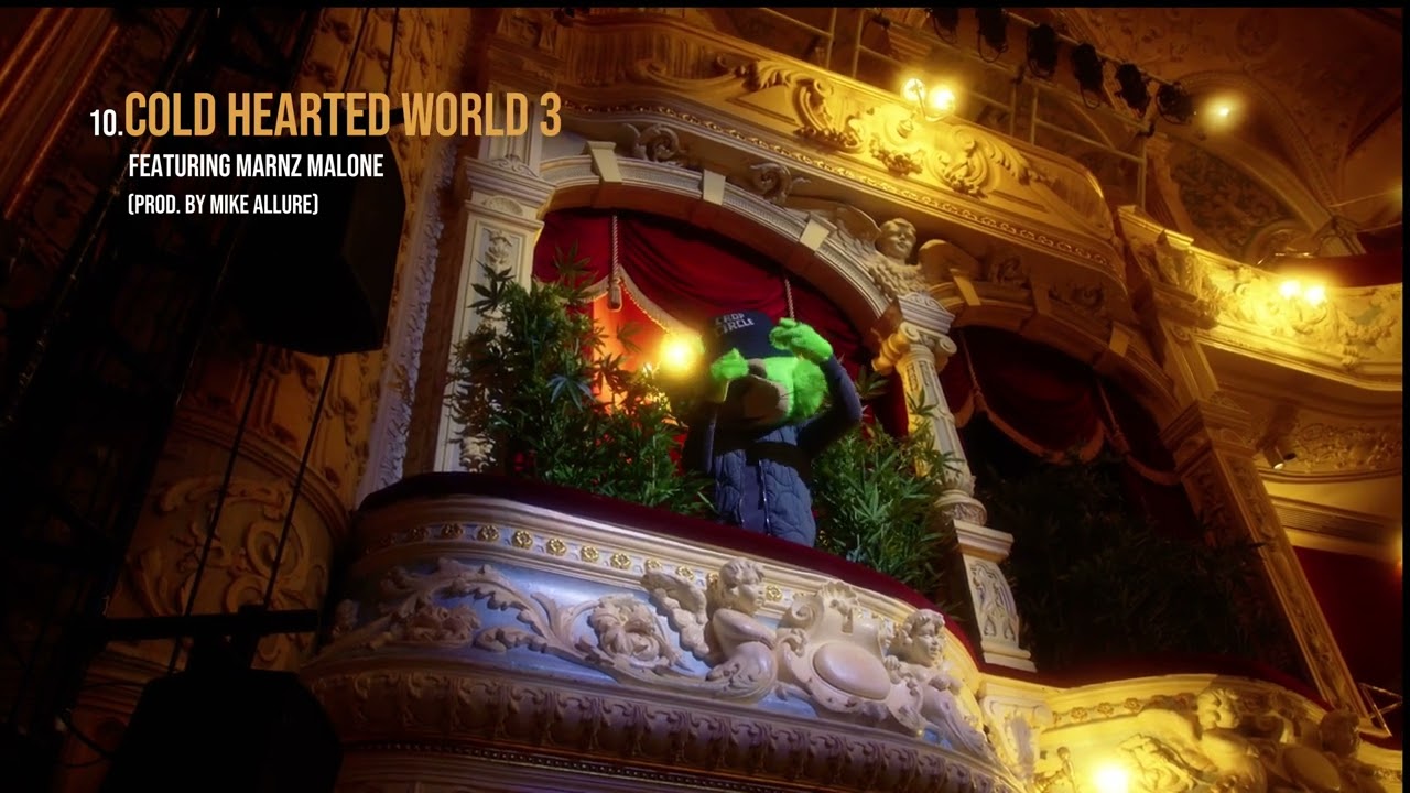 Nines - Cold Hearted World 3 ft. @MarnzMalone  (Lyric Visualiser)