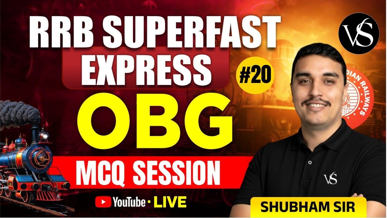 #20 RRB STAFF NURSE LIVE OBG MCQ SESSION | RRB SUPERFAST EXPRESS | BY SHUBHAM SIR