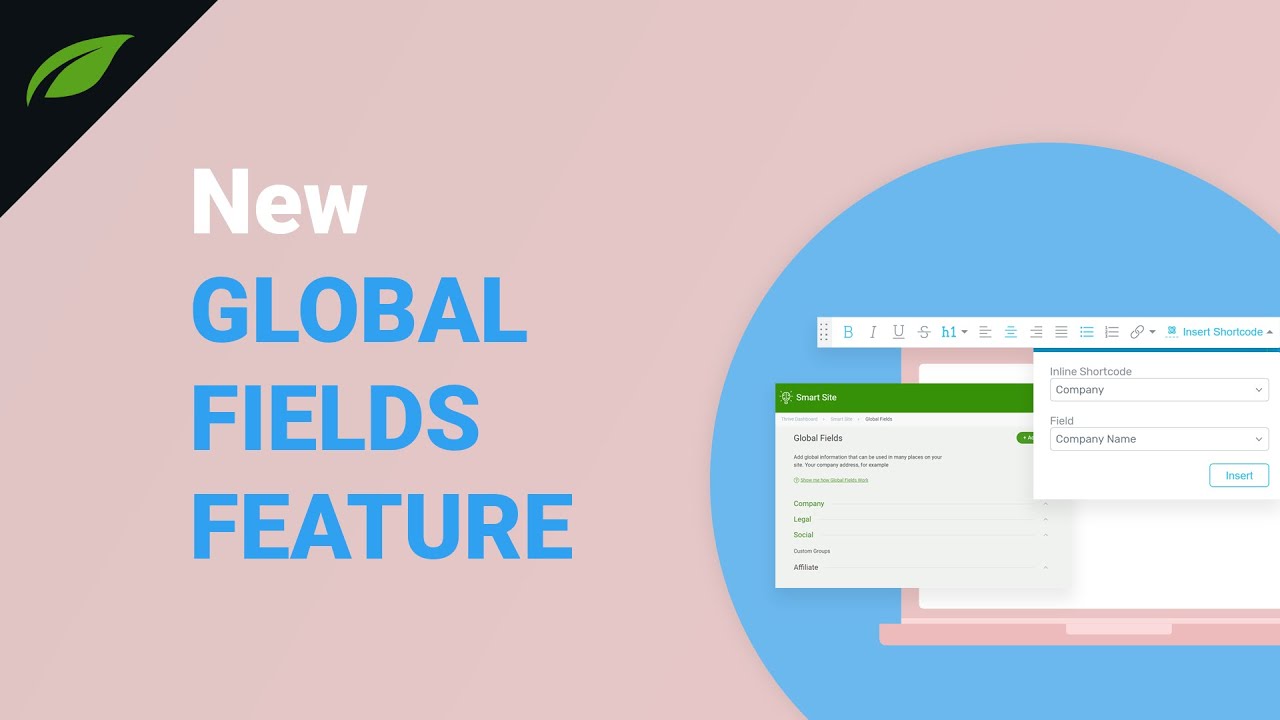 New Thrive Themes Feature: Global Fields