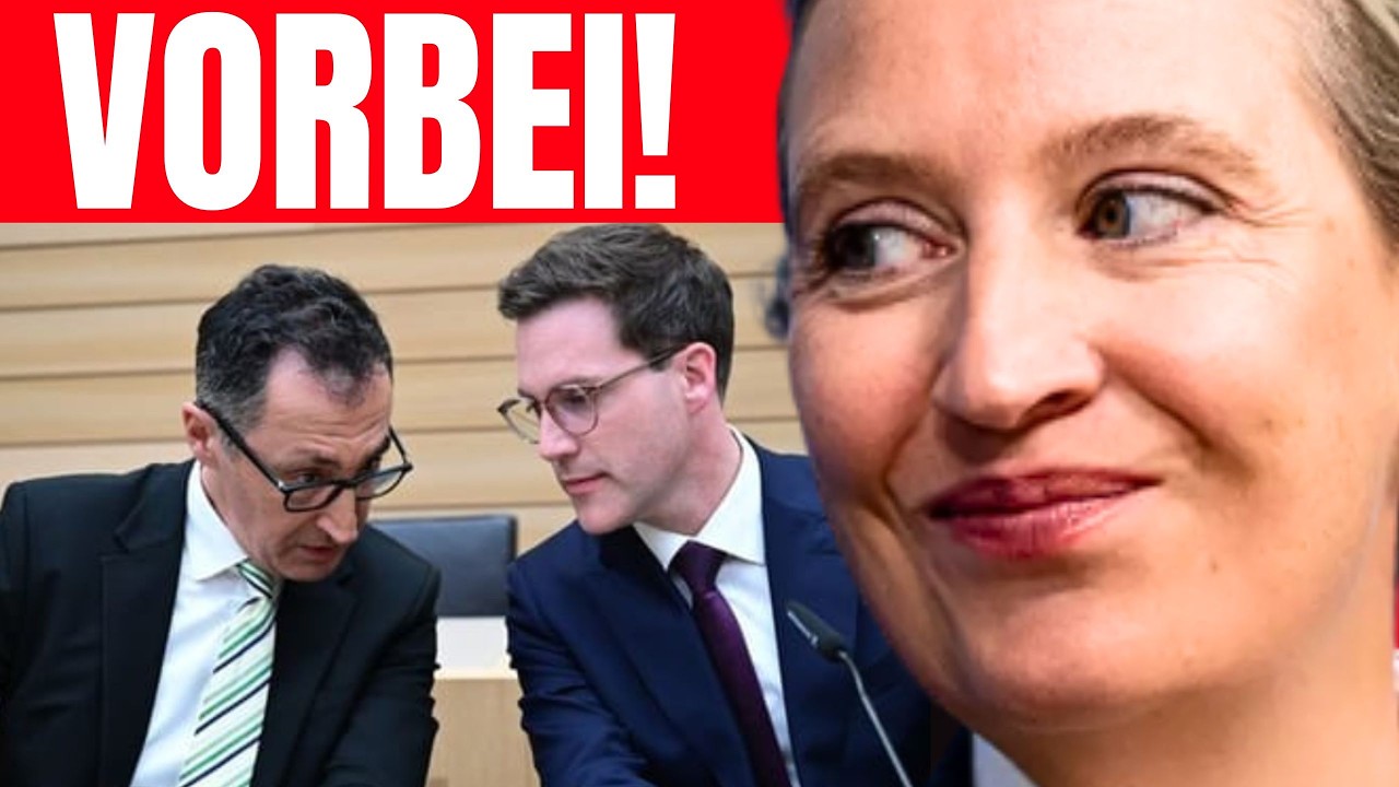 PLÖTZLICH STELLEN GRÜNE DIE ARBEIT EIN 🚨 ÖZDEMIR BLEIBT IM REGEN STEHEN