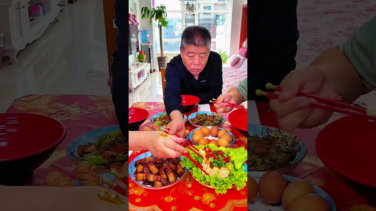 Chinese homemade cooking food eating 