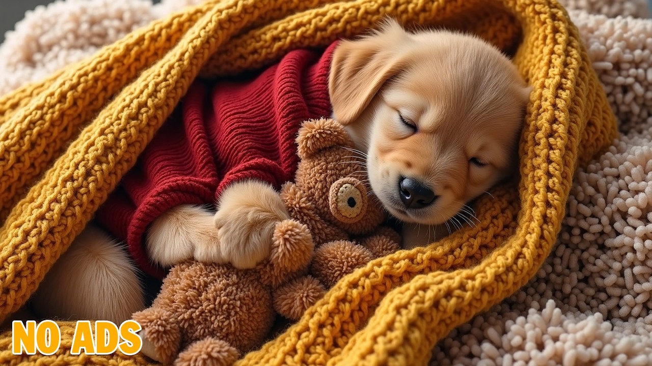 12 Hours of Relaxing Music 🐶🎅 Deep Sleep Puppy Calm Music 💖Dog Separation Anxiety Music 💤 No Ads