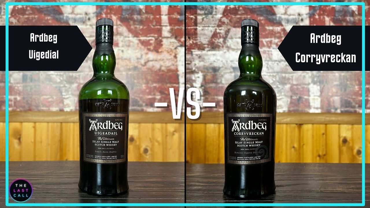 Сравнение скотча Ardbeg Uigedail и скотча Ardbeg Corryvreckan!