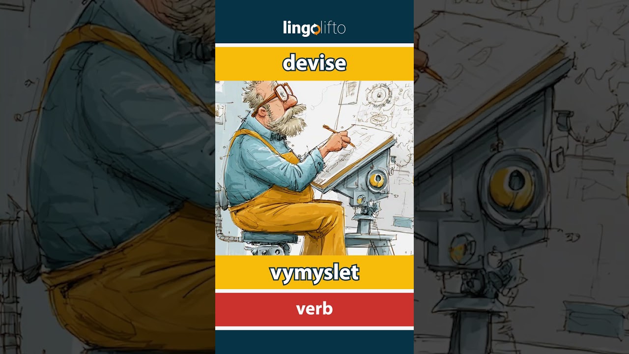 🇬🇧🇨🇿 devise - vymyslet : learn English : učme se anglicky : vocabulary builder