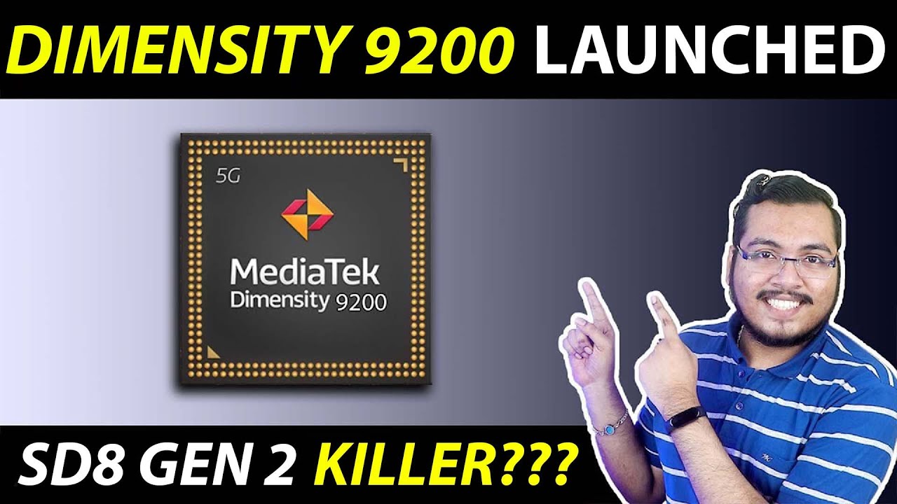 🔥 Mediatek Dimensity 9200 LAUNCHED | ⚡ Dimensity 9200 Benchmark Score, Features, Specs