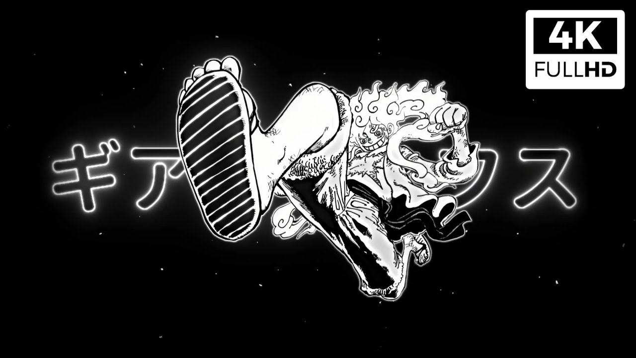 Luffy Black & White 4K Live Wallpaper
