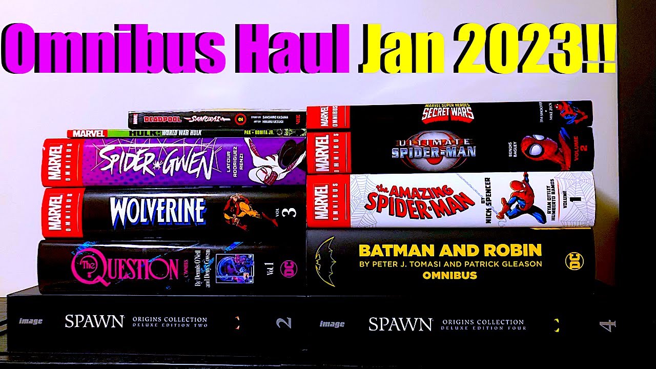 Omnibus Comics Haul January 2023! Ultimate Spider-Man! Batman and Robin! Wolverine!