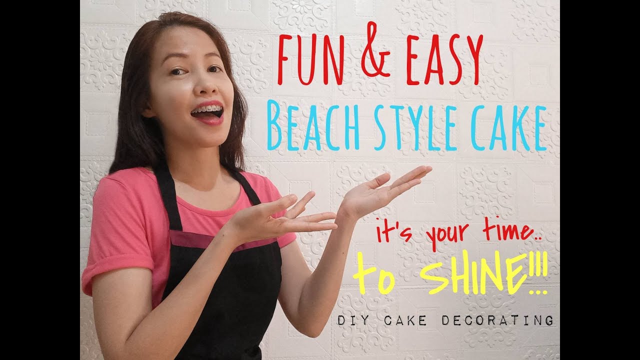 Beach Cake Design - EASY & FUN DIY MUST WATCH!!!