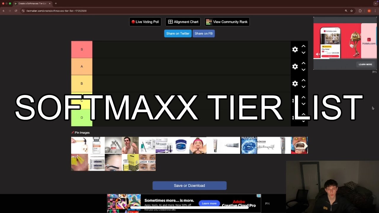 Softmaxxing Tierlist 